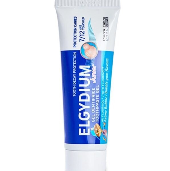 ELGYDIUM Junior – Dentifrice Bubble Gum 7-12 Ans