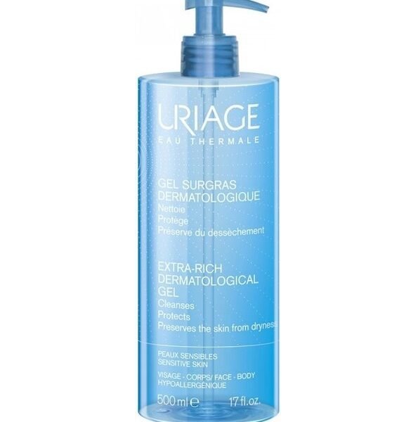 Uriage Gel Douche Surgras 500 ml | Douceur & Hydratation Peaux Sensibles
