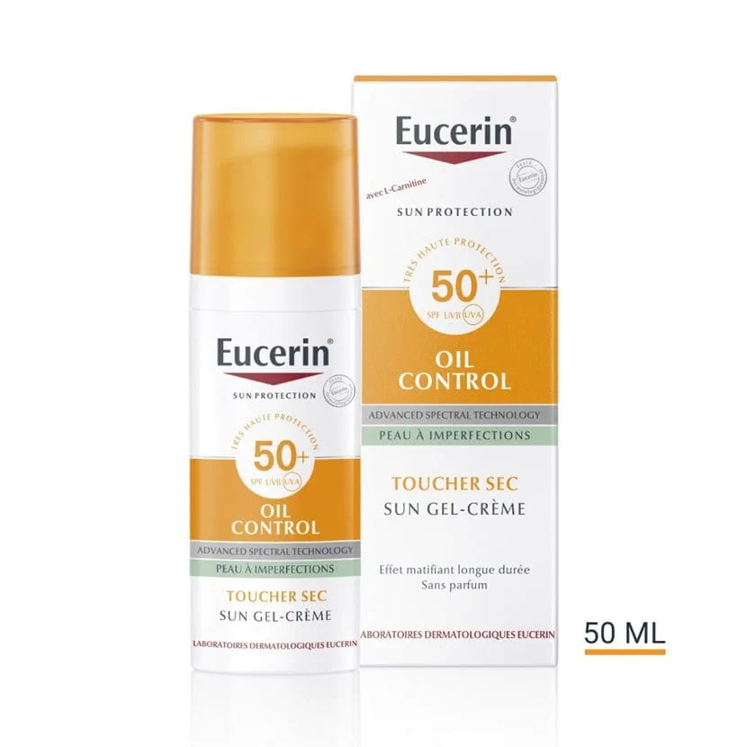 4005800119361-im1.webp EUCERIN SUN PROTECTION OIL CONTROL GEL-CRÈME SPF50+ 50 ML – Image 1