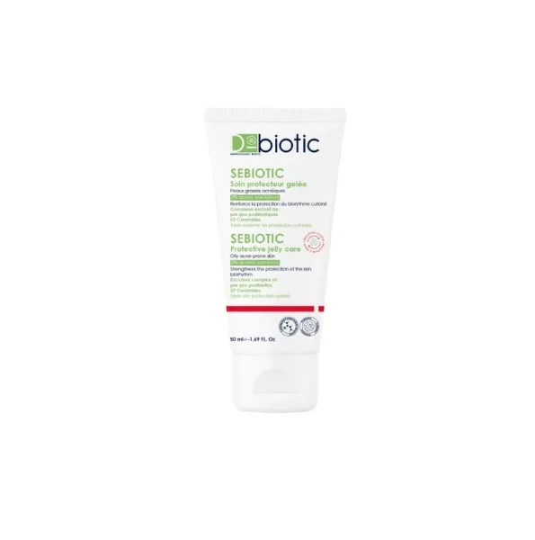D-BIOTIC Sebiotic – Gelée Hydratante Matifiante 50 ml | Peaux Grasses & Mixtes