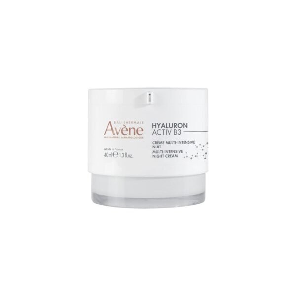 AVÈNE HYALURON ACTIV B3 Crème MULTI-INTANSIVE NUIT+SPRAY EAU THERMALE AVÈNE 50 ML OFFERT
