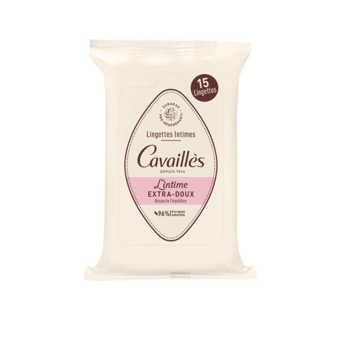 Roge-Cavailles-Lingettes-Extra-Doux-15unites.png ROGE CAVAILLES LINGETTES INTIME EXTRA DOUX 15 UNITES – Image 1