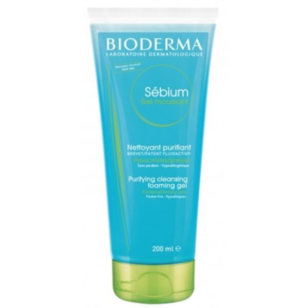 BIODERMA SEBIUM gel moussant purifiant 200 ml