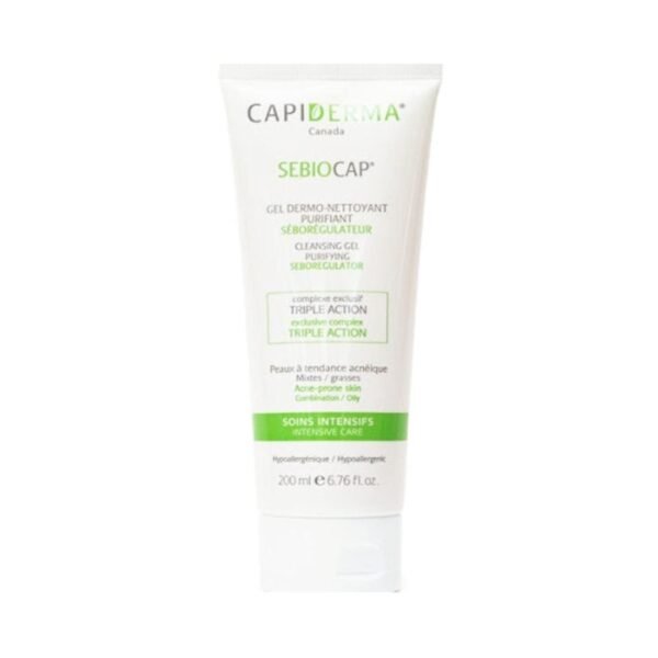 CAPIDERMA SEBIOCAP GEL DERMO-NETTOYANT 200ML