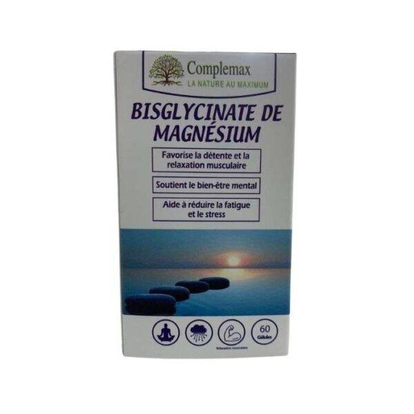 COMPLEMAX BISGLYCINATE DE MAGNESIUM 60 GELULES