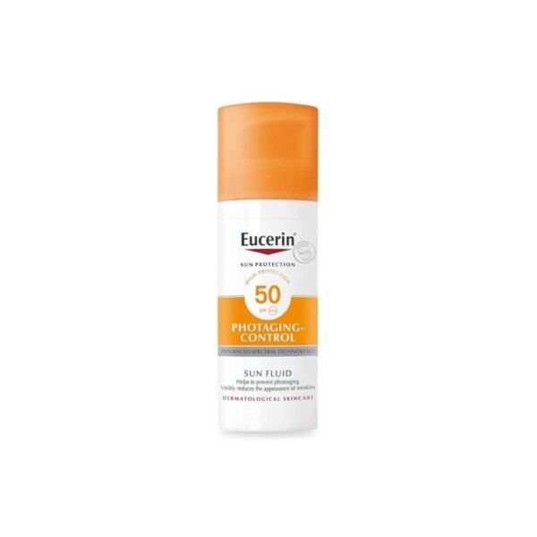 Eucerin Photoaging Control SPF50 – Fluide Anti-Âge 50 ml | Protection Solaire & Anti-Rides