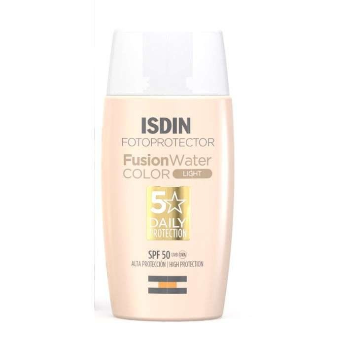 isdin-isdin-fotoprotector-fusion-water-color-light-spf-50-cremes-solaires ISDIN FOTOPROTECTOR FUSION WATER COLOR LIGHT SPF 50 – Image 1