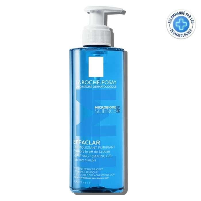 la-roche-posay-offre-web-effaclar-gel-moussant-purifiant-peaux-sensibles-grasses-400-ml-format-50-ml-et-serviette-offerts Effaclar Gel Moussant Peau Grasse Acnéique | 400ml-LA ROCHE POSAY – Image 1