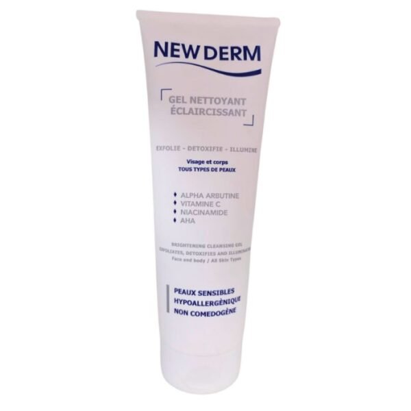 NEW DERM GEL NETTOYANT ECLAIRCISSANT 250ML