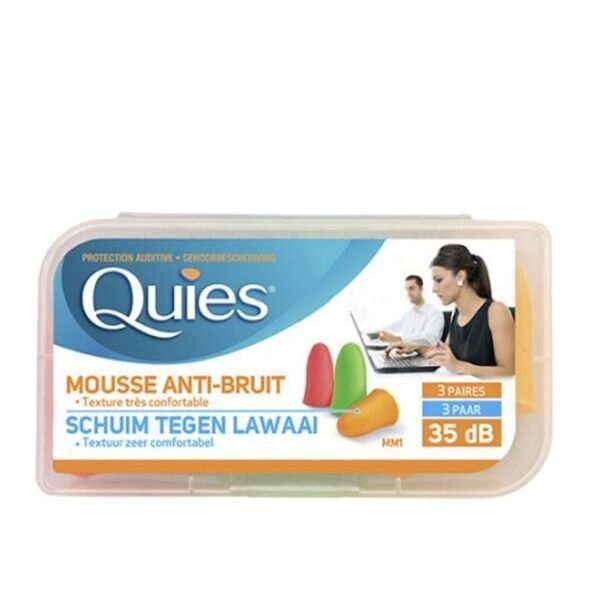 QUIES PROTECTION AUDITIVE EN MOUSSE 3 Paires