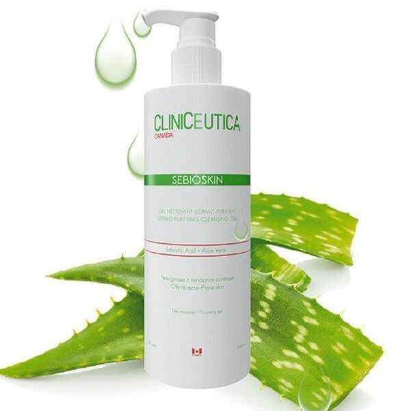CLINCEUTICA SEBIOSKIN GEL NETTOYANT DERMO-PURIFIANT 250ML