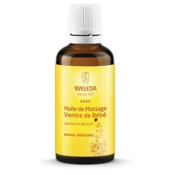 WELEDA HUILE DE MASSAGE VENTRE DE BEBE