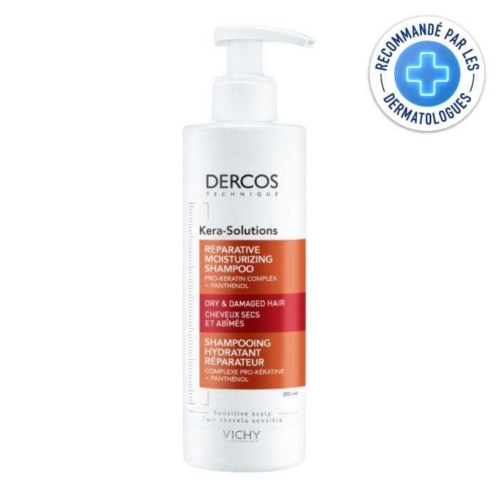 dercos-vichy-dercos-kera-solutions-shampoing-reconstituant-250-ml-shampoing-cheveux-colores Vichy Dercos Kera Solutions – Shampooing Reconstituant – 250 ml – Image 1