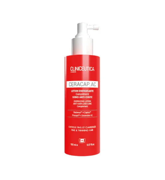 Cliniceutica Ceracap AC Lotion Énergisante 150 ml – Chute de cheveux & cuir chevelu