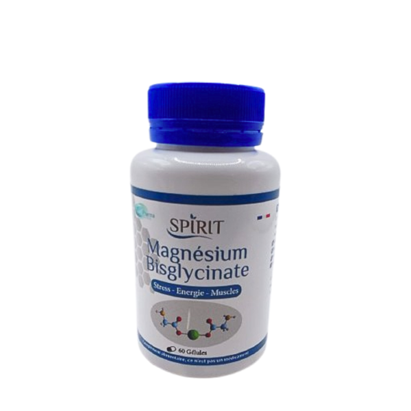 SPIRIT PHARMA – Magnesium Bisglycinate – 60 Gélules
