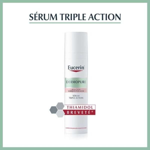 Eucerin DermoPure Sérum Triple Action – Peaux Acnéiques