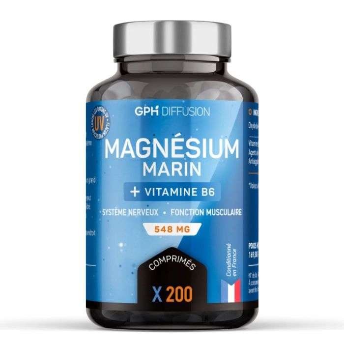 gph-diffusion-gph-magnesium-marin-vitamine-b6-200-gelules-vitamines-et-formes GPH Magnésium Marin – 200 Comprimés – Image 1