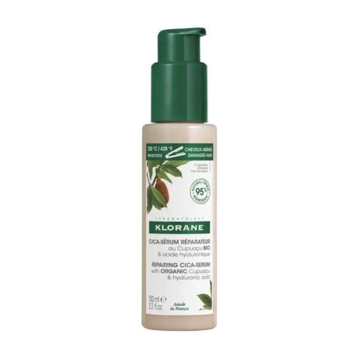 klorane-cica-serum-reparateur-au-cupuacu-bio-100-ml Klorane Cica-Sérum au Cupuaçu BIO – Cheveux Secs et Fragilisés –100 ml – Image 1