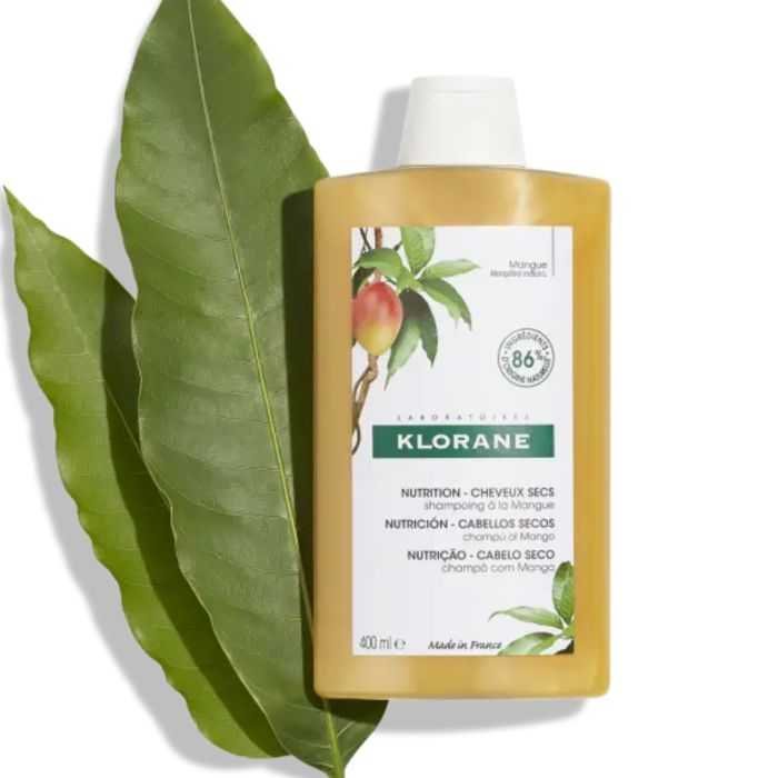 klorane-klorane-beurre-de-mangue-shampooing-traitant-nutritif-400-ml-shampooing-cheveux-secs-et-abimes Klorane Shampoing Traitant Nutritif au Beurre de Mangue – Cheveux Secs – 400 ml – Image 1
